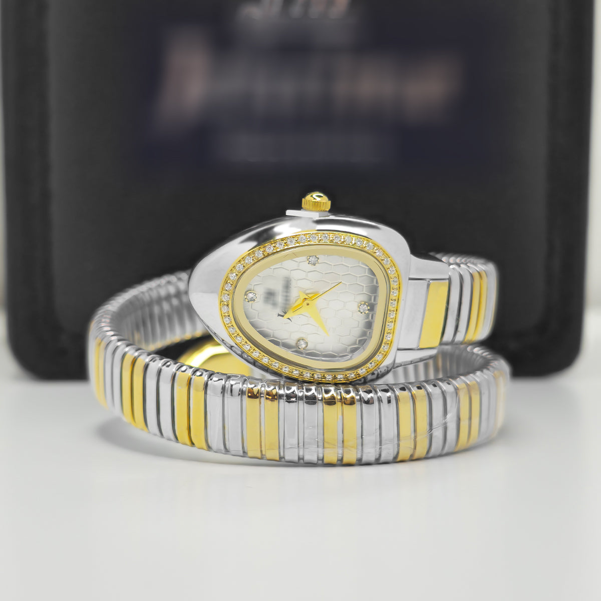 Classic Serpenti Edition Watch - Two-Tone Silver & Gold - Quartz Movement