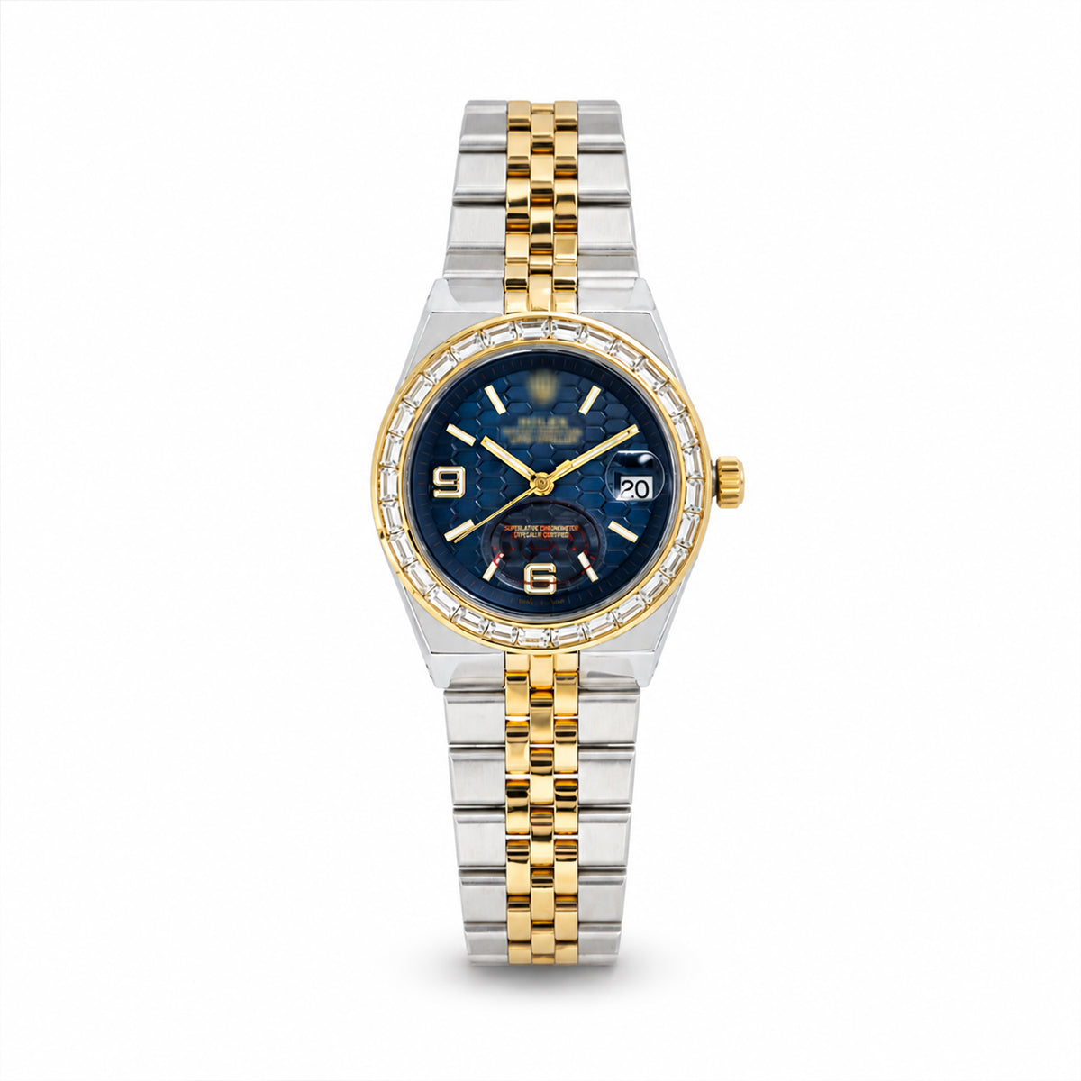 "The Midnight Honeycomb" Executive Edition (AAA Grade) - Baguette Bezel - Automatic Movement