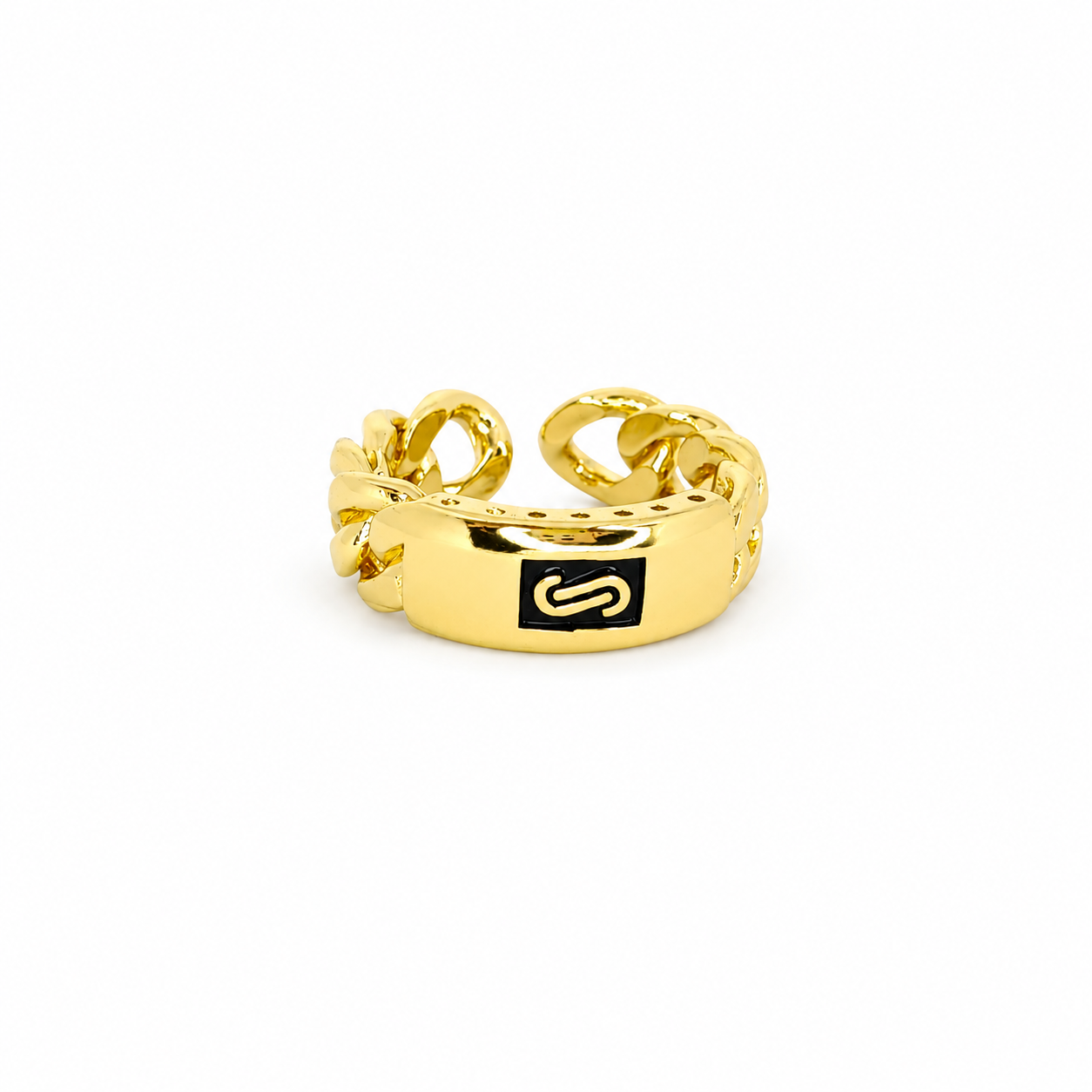 Chunky Chain Link Stainless Steel Ring
