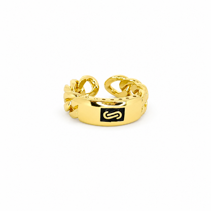 Chunky Chain Link Stainless Steel Ring