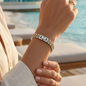 Classic two-tone stainless steel bracelet (silver and gold) – luxurious and rust-resistant design