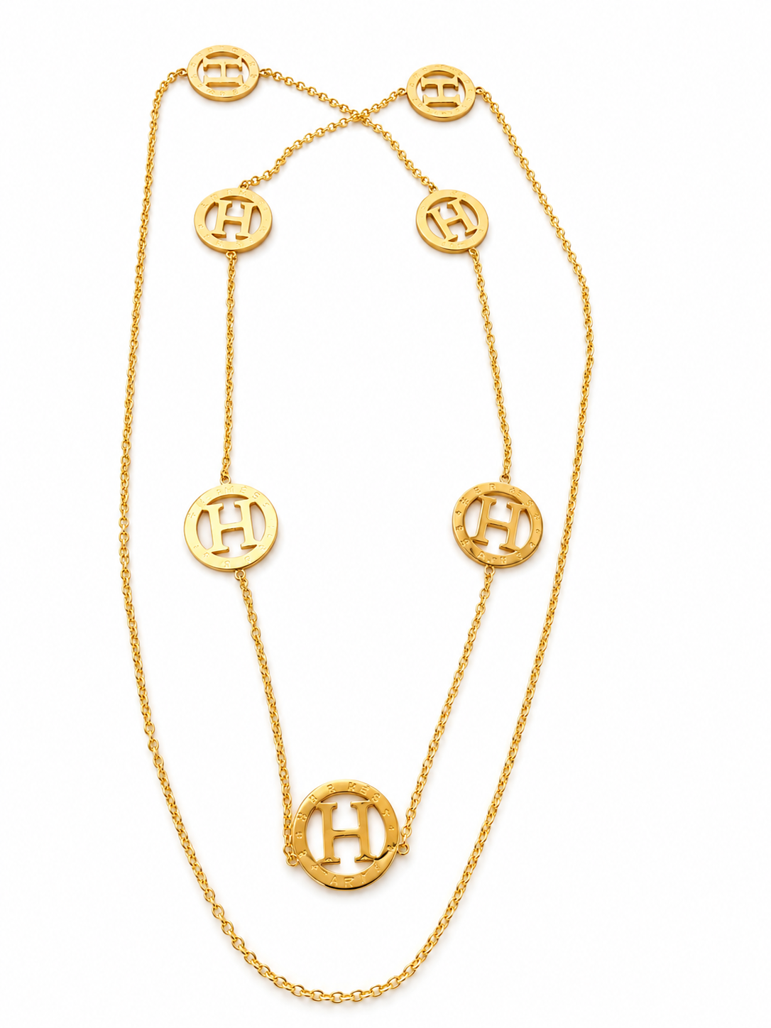 Iconic H Long Station Necklace