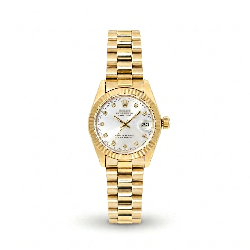 (President Edition) Gold Watch - AAA Quality with Open Back Movement