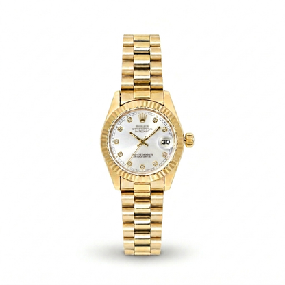 (President Edition) Gold Watch - AAA Quality with Open Back Movement