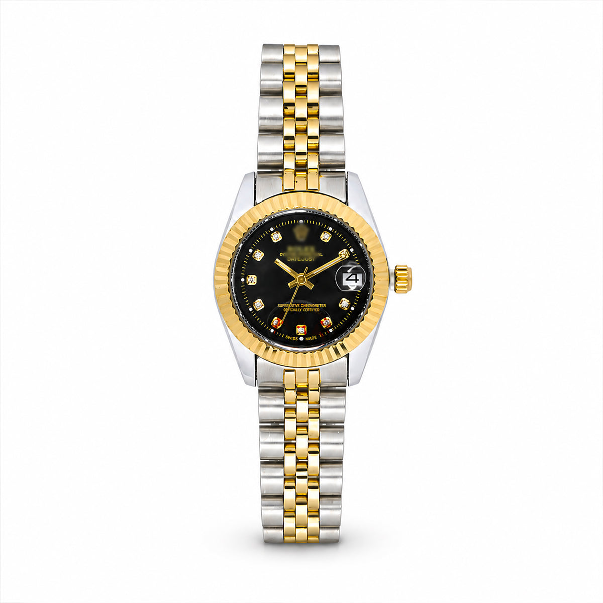 "The Black Royale" Datejust Edition (AAA Grade) - Deep Black Dial - Automatic Mechanical Heart