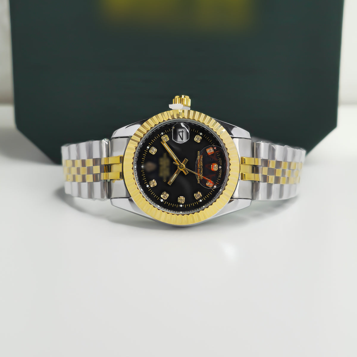 "The Black Royale" Datejust Edition (AAA Grade) - Deep Black Dial - Automatic Mechanical Heart