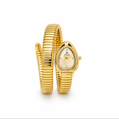 Classic Serpenti Edition Watch - Full Gold Design - Quartz Movement