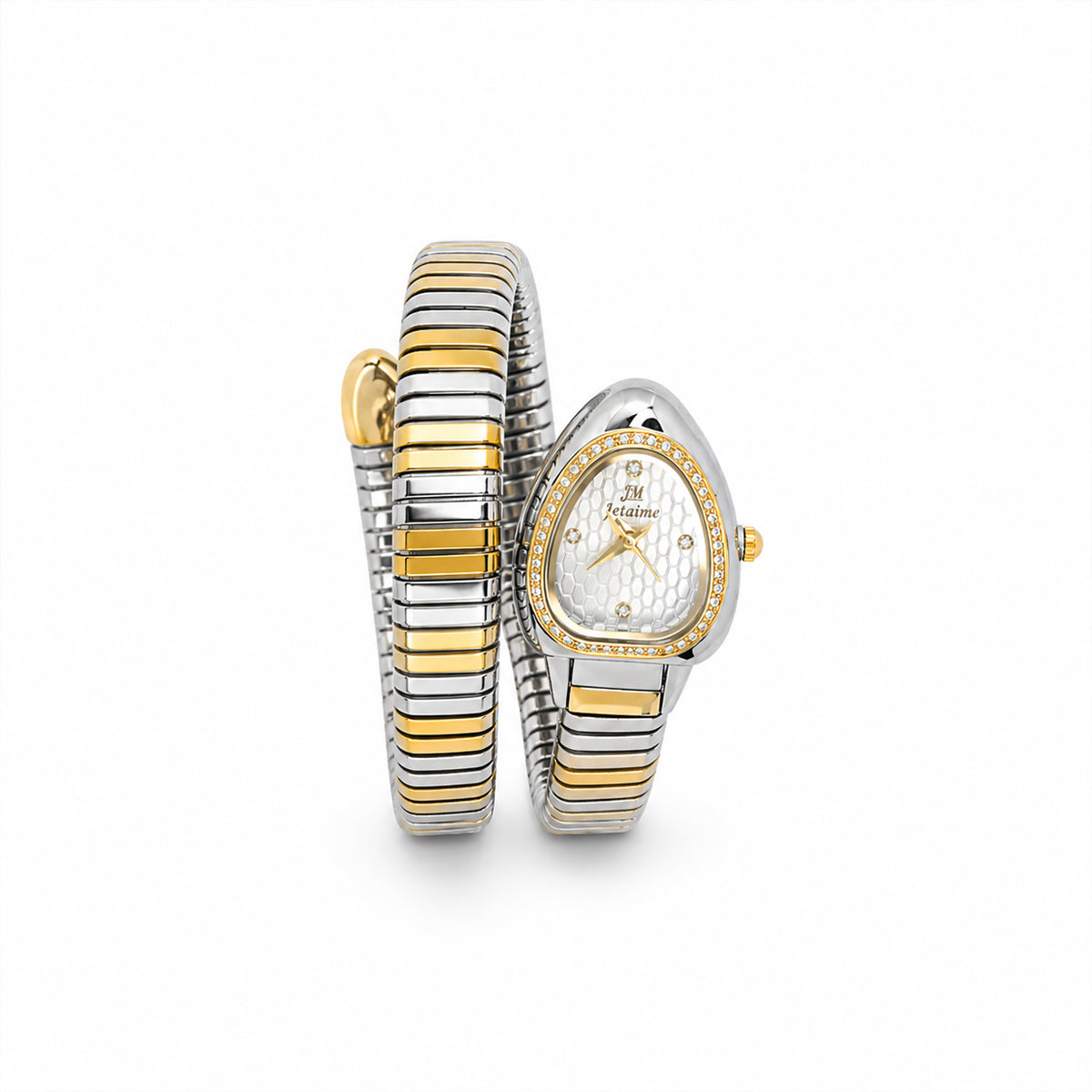 Classic Serpenti Edition Watch - Two-Tone Silver & Gold - Quartz Movement
